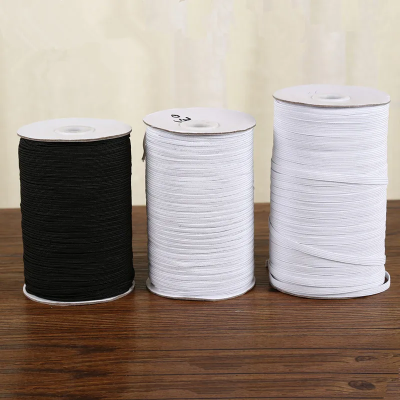 High-elastic White Black Elastic Bands 3mm to 50mm Rope Rubber Line Spandex Ribbon Sewing Lace Trim Waist Band cloth Accessories
High-elastic White Black Elastic Bands 3mm to 50mm Rope Rubber Line Spandex Ribbon Sewing Lace Trim Waist Band cloth Accessories