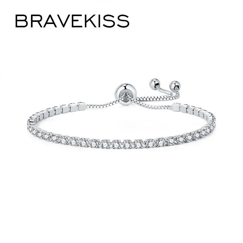 BRAVEKISS 4 Colors Adjustable Cubic Zirconia Tennis Bracelet & Bangles For Women Gifts Fashion Jewelry Luxury Bracelets BUB0124
BRAVEKISS 4 Colors Adjustable Cubic Zirconia Tennis Bracelet & Bangles For Women Gifts Fashion Jewelry Luxury Bracelets BUB0124