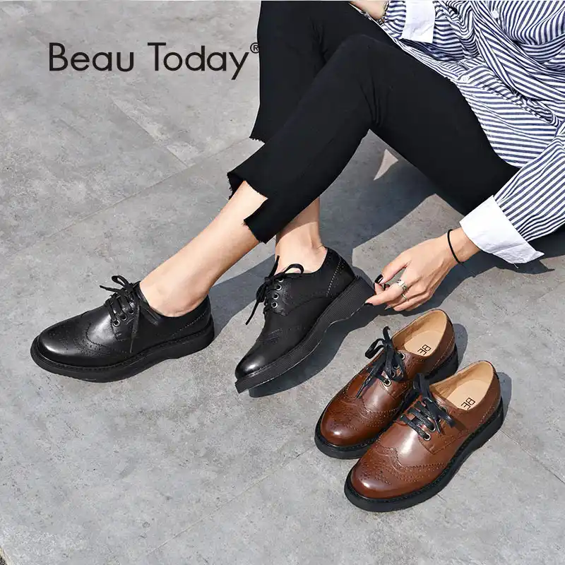 sapato brogue feminino