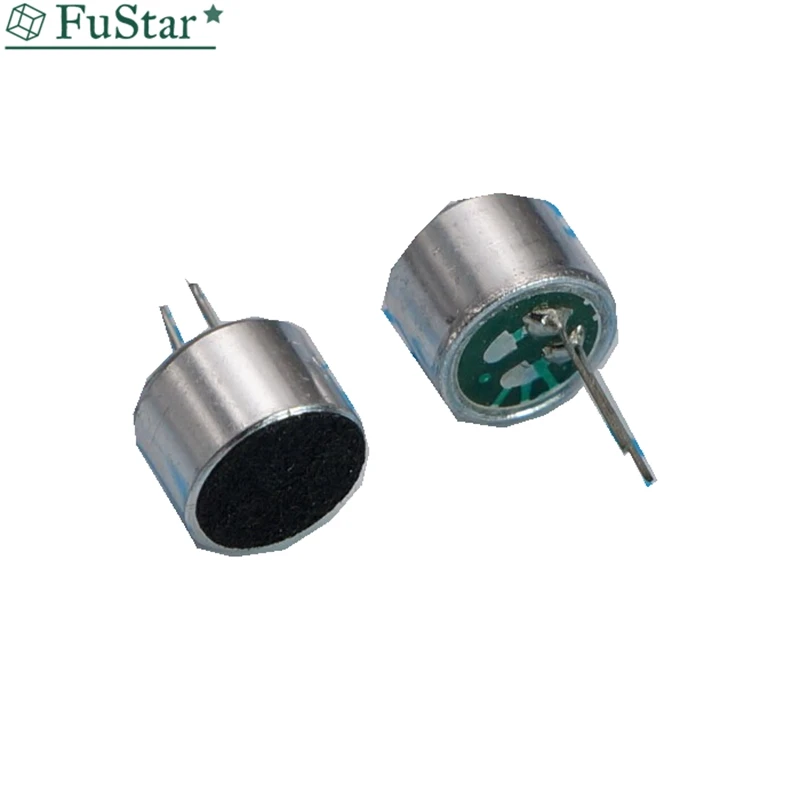 10pcs 6*5mm MIC Capsule Electret Condenser Pickup Microphone 52DB Tape pin Mitophone 6050 Electret Sensitivity 56-58 Hot
10pcs 6*5mm MIC Capsule Electret Condenser Pickup Microphone 52DB Tape pin Mitophone 6050 Electret Sensitivity 56-58 Hot