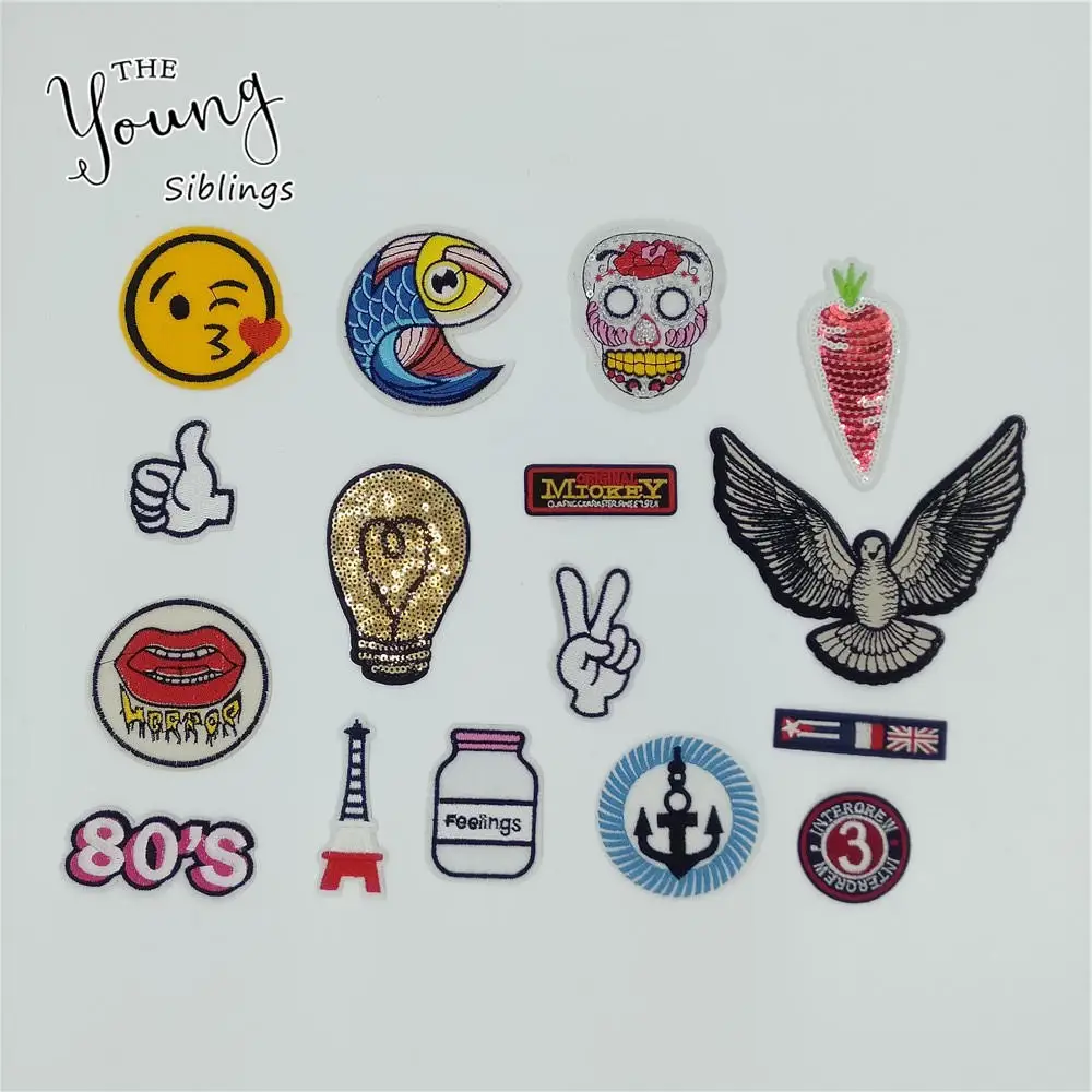 Fashion style Kids Hot melt adhesive Applique Fabric Cartoon Embroidery Stripes patches Badges DIY Clothing Accessory C825-C845
Fashion style Kids Hot melt adhesive Applique Fabric Cartoon Embroidery Stripes patches Badges DIY Clothing Accessory C825-C845