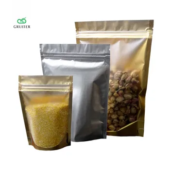 Multiple Choice 100 Clear/Gold/Silver Zipper Bags Foil ZipLock Bags Food Packing Pouches Stand Up Storage Package Matte Surface
Multiple Choice 100 Clear/Gold/Silver Zipper Bags Foil ZipLock Bags Food Packing Pouches Stand Up Storage Package Matte Surface