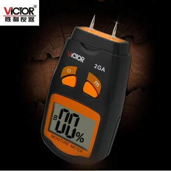VICTOR 2GA Digital backlight Moisture Meter Thermometer Wood Concrete Cement Mortar Bricks Lime Range humidity measuring
VICTOR 2GA Digital backlight Moisture Meter Thermometer Wood Concrete Cement Mortar Bricks Lime Range humidity measuring
