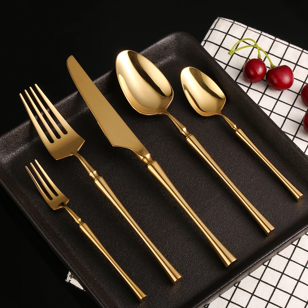 304 Stainless Steel Cutlery Set Gold Dinnerware Western Food Cutlery Tableware Dinnerware Christmas Gift Dinnerware Cutlery
304 Stainless Steel Cutlery Set Gold Dinnerware Western Food Cutlery Tableware Dinnerware Christmas Gift Dinnerware Cutlery