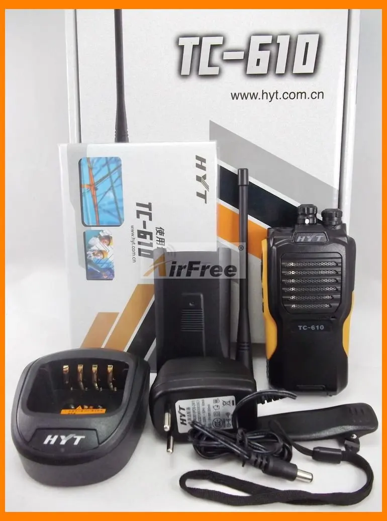 HYT TC-610 5W Portable Two Way Radio with Li-ion battery HYTERA TC610 long range Walkie Talkie UHF VHF Business Radio
HYT TC-610 5W Portable Two Way Radio with Li-ion battery HYTERA TC610 long range Walkie Talkie UHF VHF Business Radio