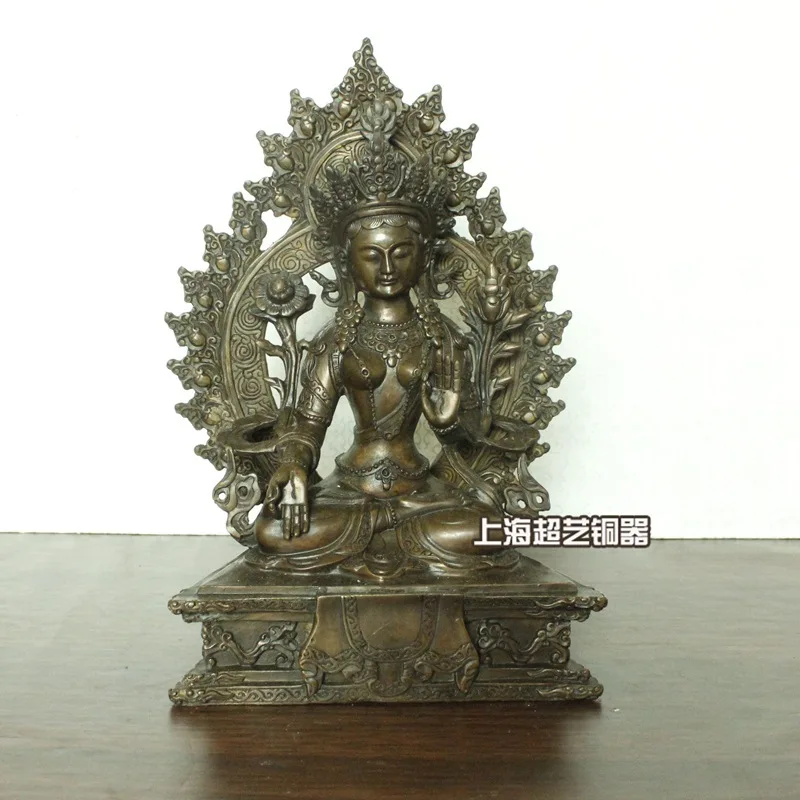 White Tara Buddha Statue Wholesale Handmade Copper Ornaments Buddha Home Decoration
White Tara Buddha Statue Wholesale Handmade Copper Ornaments Buddha Home Decoration