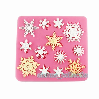 1Pcs Various shapes of Snowflakes 3D silicone cake fondant chocolate sugarcraft decoration XMAS snow flake mold tools Wholesale!
1Pcs Various shapes of Snowflakes 3D silicone cake fondant chocolate sugarcraft decoration XMAS snow flake mold tools Wholesale!