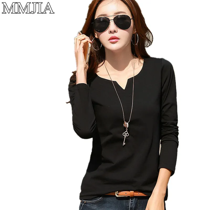 MuMuJia Long Sleeve V-Neck Korean Clothes Women Tops 2018 New Casual Silm Body Blouses Shirts Large Size Sexy Blusas ladies Tops
MuMuJia Long Sleeve V-Neck Korean Clothes Women Tops 2018 New Casual Silm Body Blouses Shirts Large Size Sexy Blusas ladies Tops