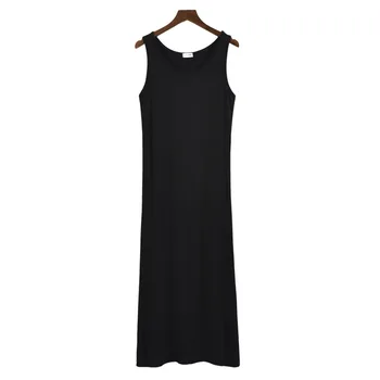 Modal summer dress in long sleeveless render in female vest dress slip loose big yards J0027
Modal summer dress in long sleeveless render in female vest dress slip loose big yards J0027