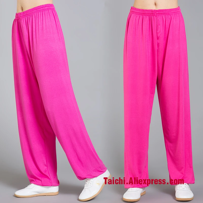 Modal Tai Chi Pants Woman and Man Wu Shu Pants Spring And Summer Martial Art Yoga Pants Bright color
Modal Tai Chi Pants Woman and Man Wu Shu Pants Spring And Summer Martial Art Yoga Pants Bright color