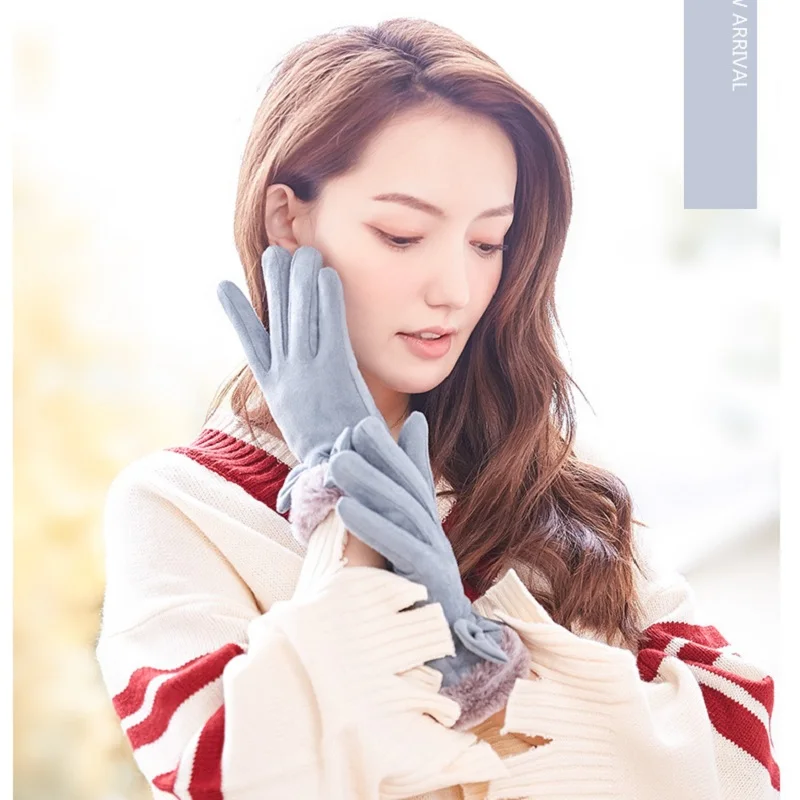 Gloves Female Winter Cute Touch Screen Korean Version Of The Cartoon Suede Warm Plus Velvet Thickened Cold Students Riding
Gloves Female Winter Cute Touch Screen Korean Version Of The Cartoon Suede Warm Plus Velvet Thickened Cold Students Riding