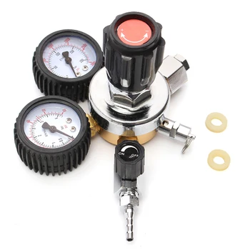 Dual/Triple Gauge CO2 System Regulator Pressure Reducer Flow Meter Valve For Carbon Dioxide Draft Beer / Homebrew 3/16'' 5/16''
Dual/Triple Gauge CO2 System Regulator Pressure Reducer Flow Meter Valve For Carbon Dioxide Draft Beer / Homebrew 3/16'' 5/16''