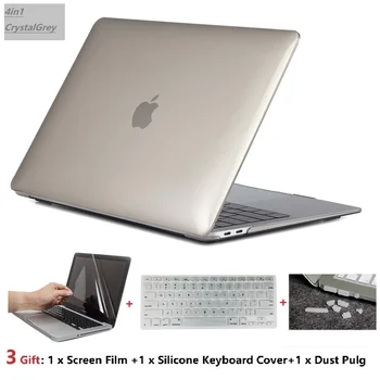New Crystal Laptop Case+Keyboard Cover+Screen Film+Dust Pulg For Apple Macbook Air Pro Retina Touch Bar 11 12 13 15 inchs A2159
New Crystal Laptop Case+Keyboard Cover+Screen Film+Dust Pulg For Apple Macbook Air Pro Retina Touch Bar 11 12 13 15 inchs A2159