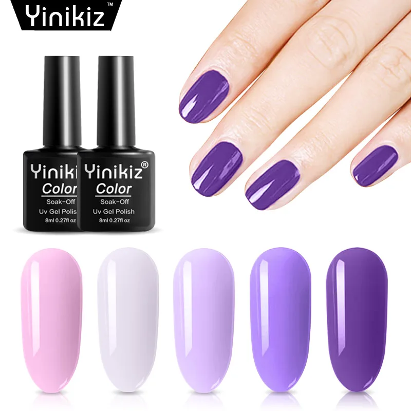 Yinikiz Purple Series Gel Varnish Nail Soak Off Nail Art Manicure Uv Led Nail Gel Polish Primer Top Coat Glue
Yinikiz Purple Series Gel Varnish Nail Soak Off Nail Art Manicure Uv Led Nail Gel Polish Primer Top Coat Glue