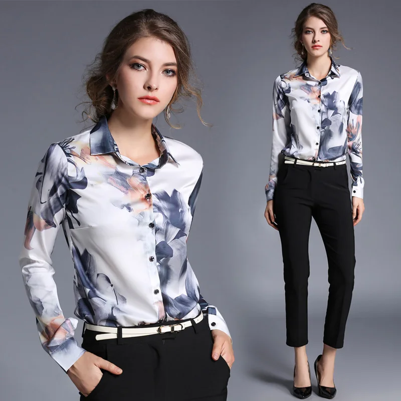 New Arrival 2018 Female Slim Body Printed All-match Blouse Fashion Long Sleeve Blouse Office Lady Blouse 706F 30
New Arrival 2018 Female Slim Body Printed All-match Blouse Fashion Long Sleeve Blouse Office Lady Blouse 706F 30