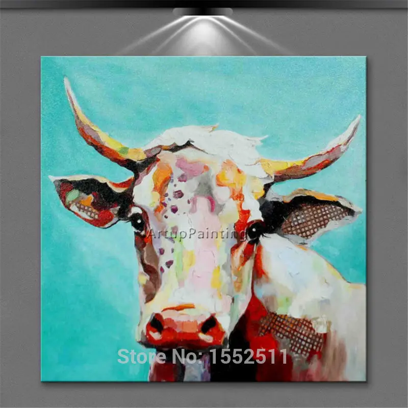 Cow Oil painting On Canvas Wall Animal Paintings For Living Room Wall Art Canvas plattle knife modern abstract hand painted 17
Cow Oil painting On Canvas Wall Animal Paintings For Living Room Wall Art Canvas plattle knife modern abstract hand painted 17
