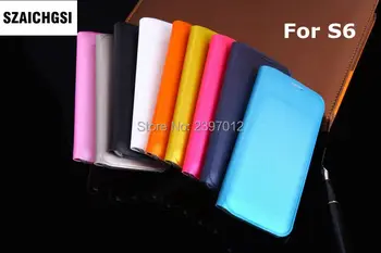 SZAICHGSI wholesale 200pcs/lot Flip Cover PU Leather Case For Samsung Galaxy S6 Slim Wallet Card mobile Phone case
SZAICHGSI wholesale 200pcs/lot Flip Cover PU Leather Case For Samsung Galaxy S6 Slim Wallet Card mobile Phone case