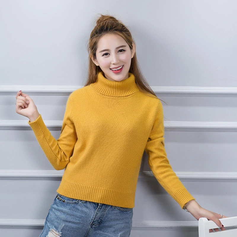 Autumn Winter Women Sweater High Quality Cashmere Sweater Female Turtleneck Solid Color Knitted Pullovers Long Sleeve Thichen
Autumn Winter Women Sweater High Quality Cashmere Sweater Female Turtleneck Solid Color Knitted Pullovers Long Sleeve Thichen