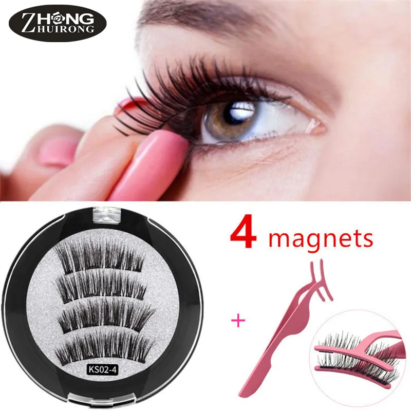 Classic Magnetic eyelashes with 4 magnets natural long false eyelashes with eyelash applicator magnetic eyelashes extension
Classic Magnetic eyelashes with 4 magnets natural long false eyelashes with eyelash applicator magnetic eyelashes extension