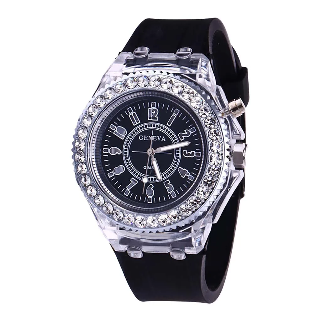 GENEVA Fashion Casual Brand Women Men Watch Transparent Neutral Luminous Female Silicone Tape Sports Ladies Clock Watch relogio
GENEVA Fashion Casual Brand Women Men Watch Transparent Neutral Luminous Female Silicone Tape Sports Ladies Clock Watch relogio