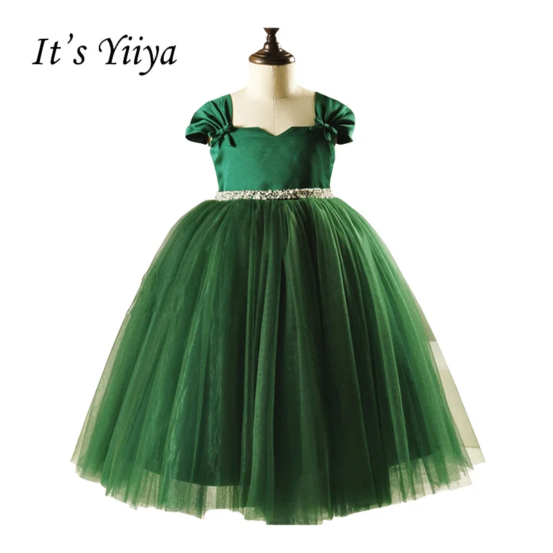 It's YiiYa Green Chiffon Short Sleeves Tea-length Bow Zipper Pearls Kids Gown Lace Princess Flower Girls Dress Communion TS184
It's YiiYa Green Chiffon Short Sleeves Tea-length Bow Zipper Pearls Kids Gown Lace Princess Flower Girls Dress Communion TS184