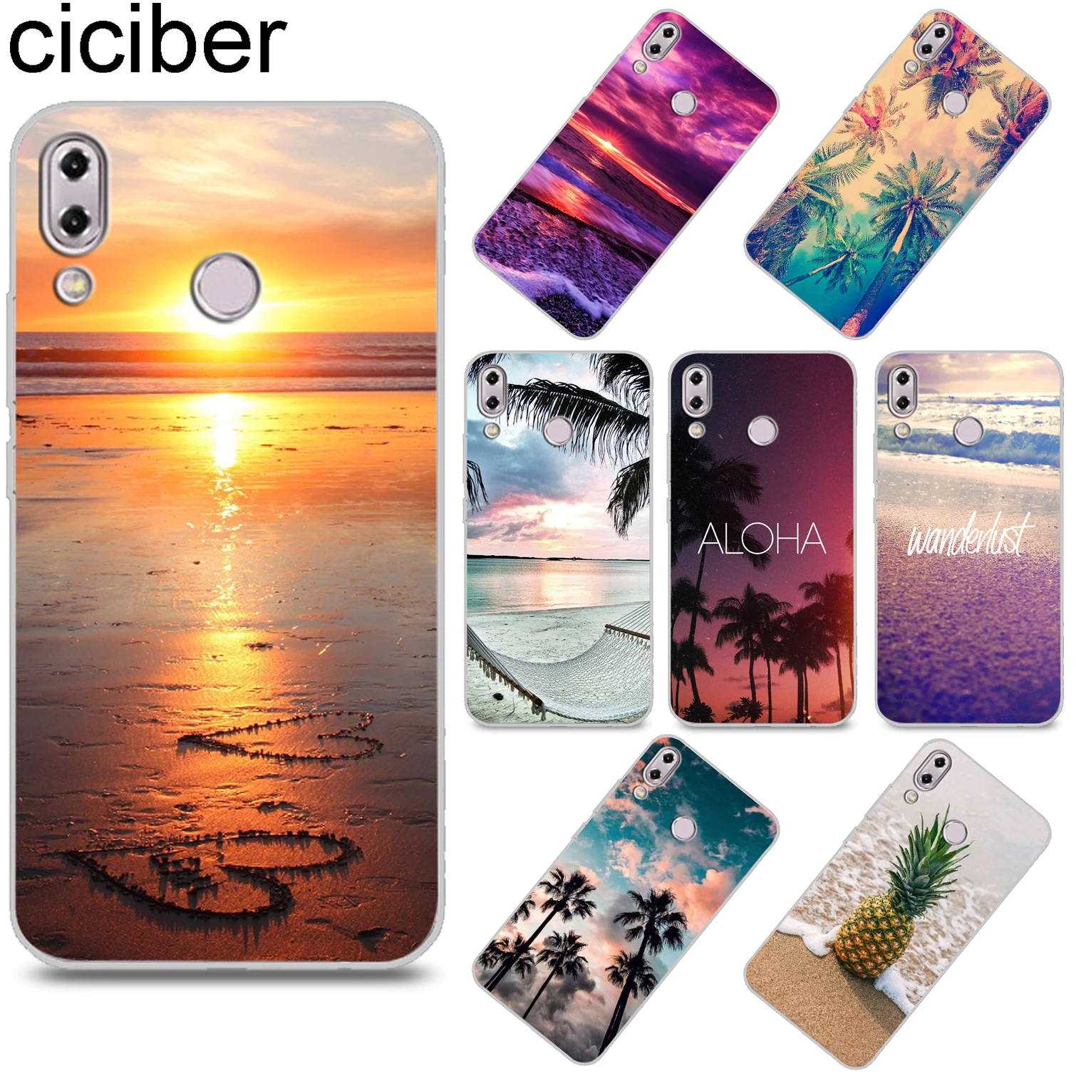 ciciber Sandy Beach Scenery Cover for ASUS Zenfone 5 5Z ZE620KL ZS620KL Soft TPU Phone Case for Zenfone 5 Lite 5Q ZC600KL Coque
ciciber Sandy Beach Scenery Cover for ASUS Zenfone 5 5Z ZE620KL ZS620KL Soft TPU Phone Case for Zenfone 5 Lite 5Q ZC600KL Coque