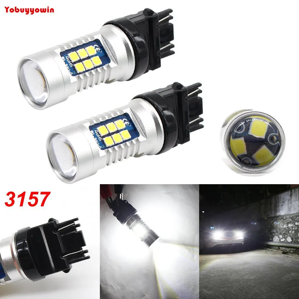 2*Top White 21W W/SAMSUNG Chips 3157 T25 LED Car Bulbs For Daytime Running Lights, DRL For 2011 and up Jeep Grand Cherokee
2*Top White 21W W/SAMSUNG Chips 3157 T25 LED Car Bulbs For Daytime Running Lights, DRL For 2011 and up Jeep Grand Cherokee