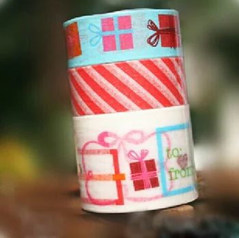 3pcs/set Washi Tape Lovely Striped Gift Box Pattern Stationery Masking Tape Self Adhesive DIY Scrapbooking School Office Supply 
3pcs/set Washi Tape Lovely Striped Gift Box Pattern Stationery Masking Tape Self Adhesive DIY Scrapbooking School Office Supply
