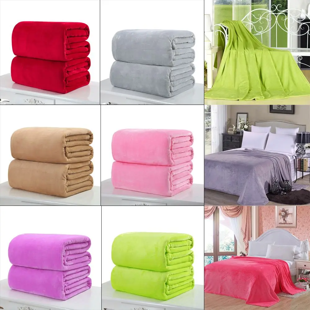 2019 New 1Pcs Home Fashion Super Soft 50x70cm Warm Solid Warm Micro Plush Fleece Blanket Throw Rug Bedding Cover High Quality
2019 New 1Pcs Home Fashion Super Soft 50x70cm Warm Solid Warm Micro Plush Fleece Blanket Throw Rug Bedding Cover High Quality