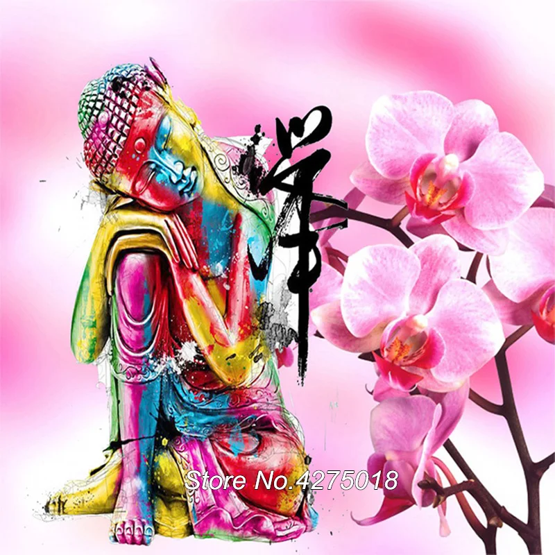 DIY Diamond Painting Cross Stitch Square Diamond Embroidery Full Mosaic Pattern Buddha orchid Crafts Needlework CX273
DIY Diamond Painting Cross Stitch Square Diamond Embroidery Full Mosaic Pattern Buddha orchid Crafts Needlework CX273