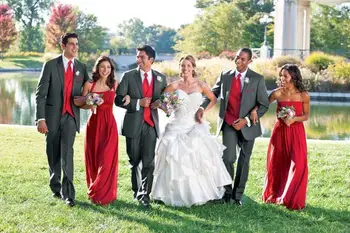 Classic Style Two Button Grey Groom Tuxedos Groomsmen Men's Wedding Prom Suits Custom Made (Jacket+Pants+Vest+Tie) K:323
Classic Style Two Button Grey Groom Tuxedos Groomsmen Men's Wedding Prom Suits Custom Made (Jacket+Pants+Vest+Tie) K:323