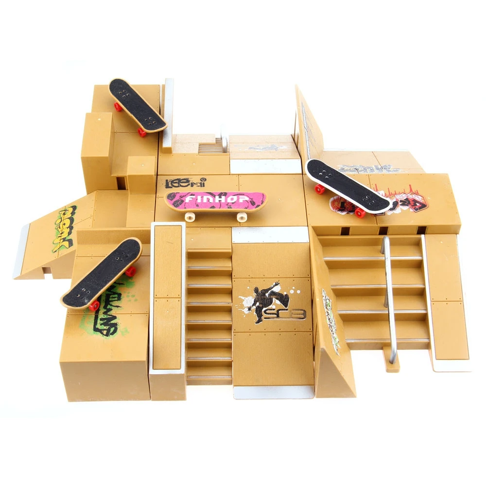 2018 Finger Bmx Fixie Patins Diy 11pcs Skate Park Kit Ramp Parts For Fingerboard Scene For Creative Extreme Sport Skateboarding
2018 Finger Bmx Fixie Patins Diy 11pcs Skate Park Kit Ramp Parts For Fingerboard Scene For Creative Extreme Sport Skateboarding