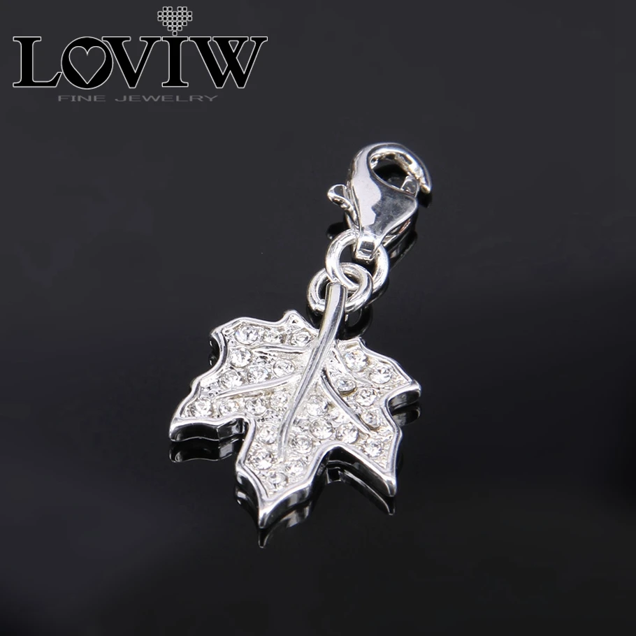 Vogue White Rhinestone Paved Maple Leaf Charm Fit DIY Bracelet, European Jewelry for Women & Men, Wholesale & Hot Sale
Vogue White Rhinestone Paved Maple Leaf Charm Fit DIY Bracelet, European Jewelry for Women & Men, Wholesale & Hot Sale