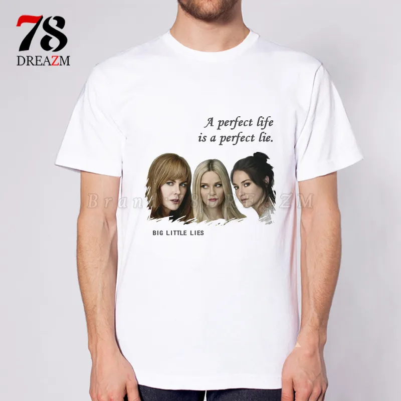 false small large t-shirt TV big little lies T Shirt Men printed High Quality Tops Tees male tshirt clothing
false small large t-shirt TV big little lies T Shirt Men printed High Quality Tops Tees male tshirt clothing