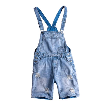 Sokotoo Men's light blue holes ripped denim bib shorts overalls Summer casual distressed jeans Suspenders jumpsuits
Sokotoo Men's light blue holes ripped denim bib shorts overalls Summer casual distressed jeans Suspenders jumpsuits