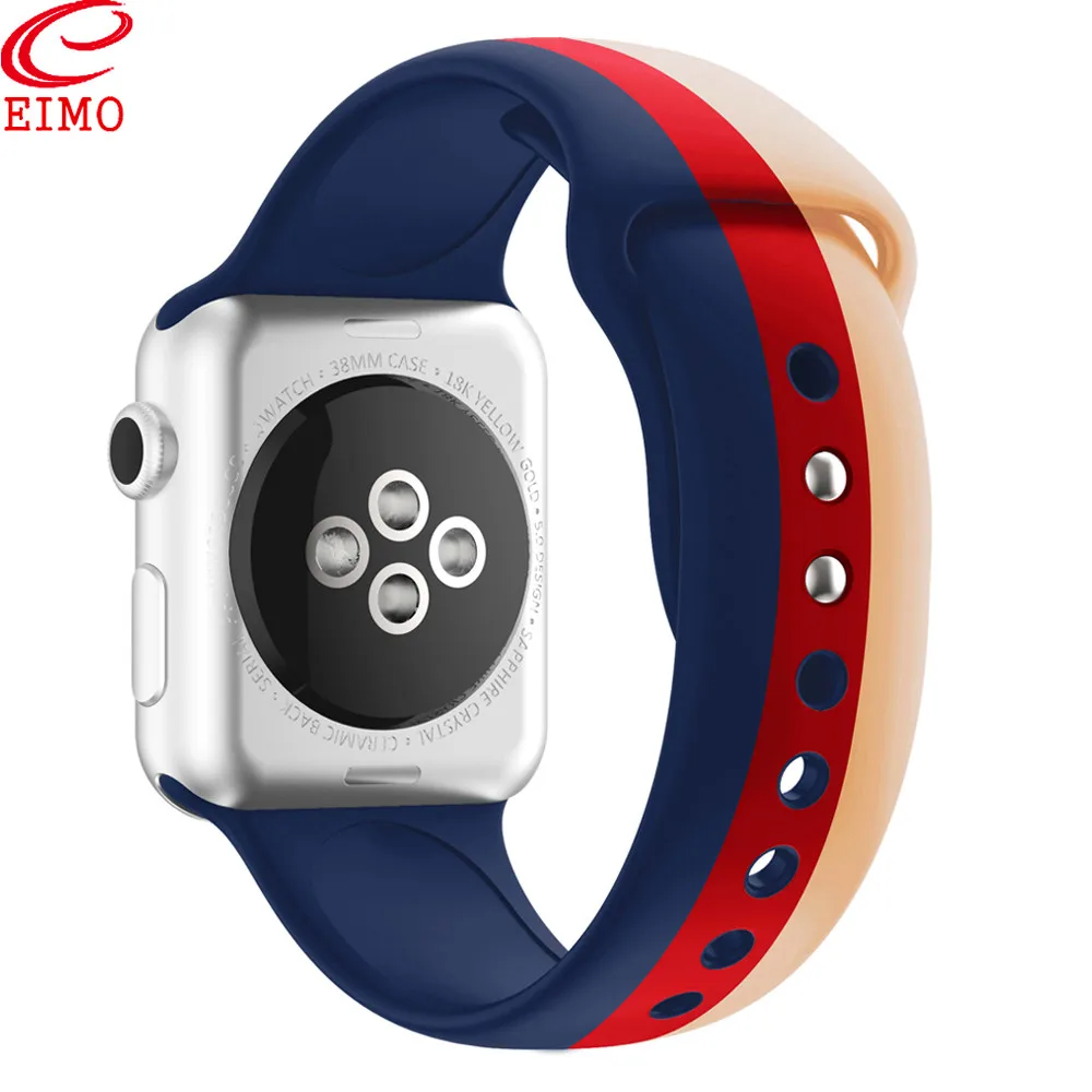 EIMO Sport Strap for Apple Watch band 42mm 38mm correa apple watch 4 iWatch band 40mm 44mm Silicone bracelet printing watchband
EIMO Sport Strap for Apple Watch band 42mm 38mm correa apple watch 4 iWatch band 40mm 44mm Silicone bracelet printing watchband