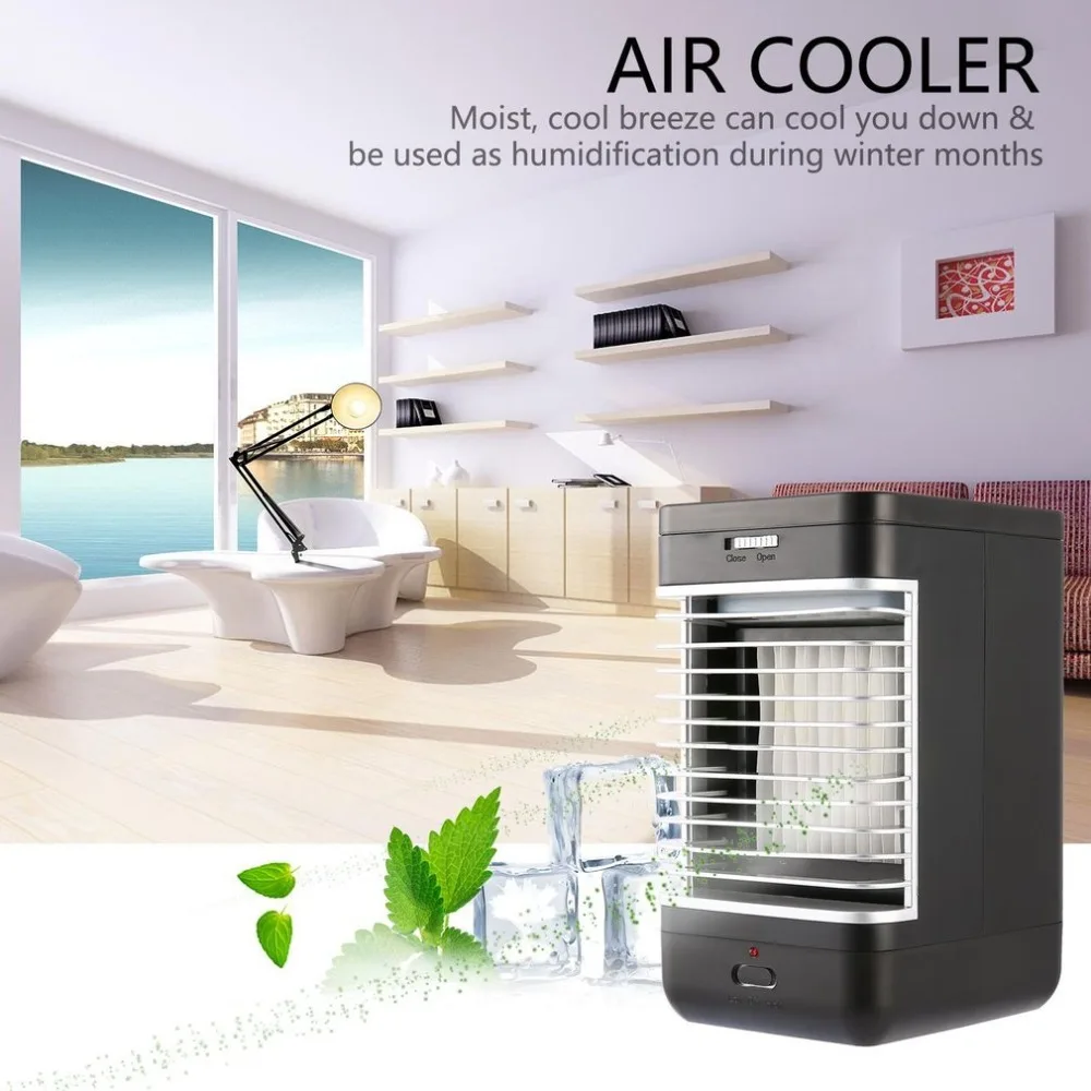 Evaporative Air Conditioner Air Cooler Fan Indoor Portable Cool Down Humidifier Battery Operated Quiet 2 Speed Air Cooling Fan
Evaporative Air Conditioner Air Cooler Fan Indoor Portable Cool Down Humidifier Battery Operated Quiet 2 Speed Air Cooling Fan