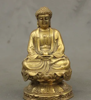 Chinese Buddhism Brass Sit Sakyamuni Shakyamuni Tathagata Amitabha Buddha Statue
Chinese Buddhism Brass Sit Sakyamuni Shakyamuni Tathagata Amitabha Buddha Statue