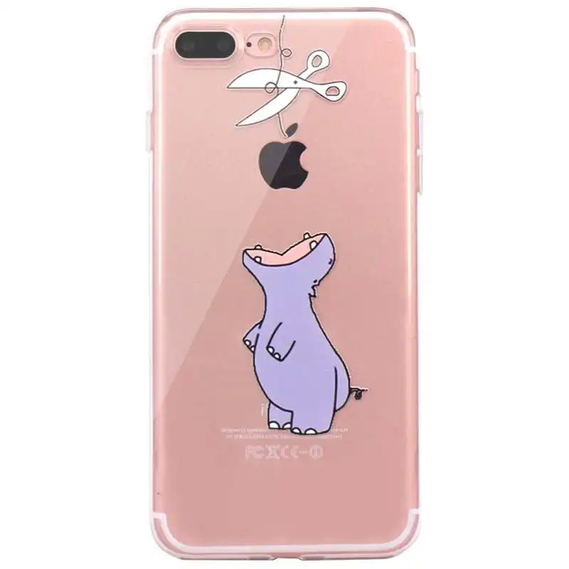 Чехлы для телефонов из ТПУ Iphone 7 7S Plus чехол с Санта Клаусом Рождественский