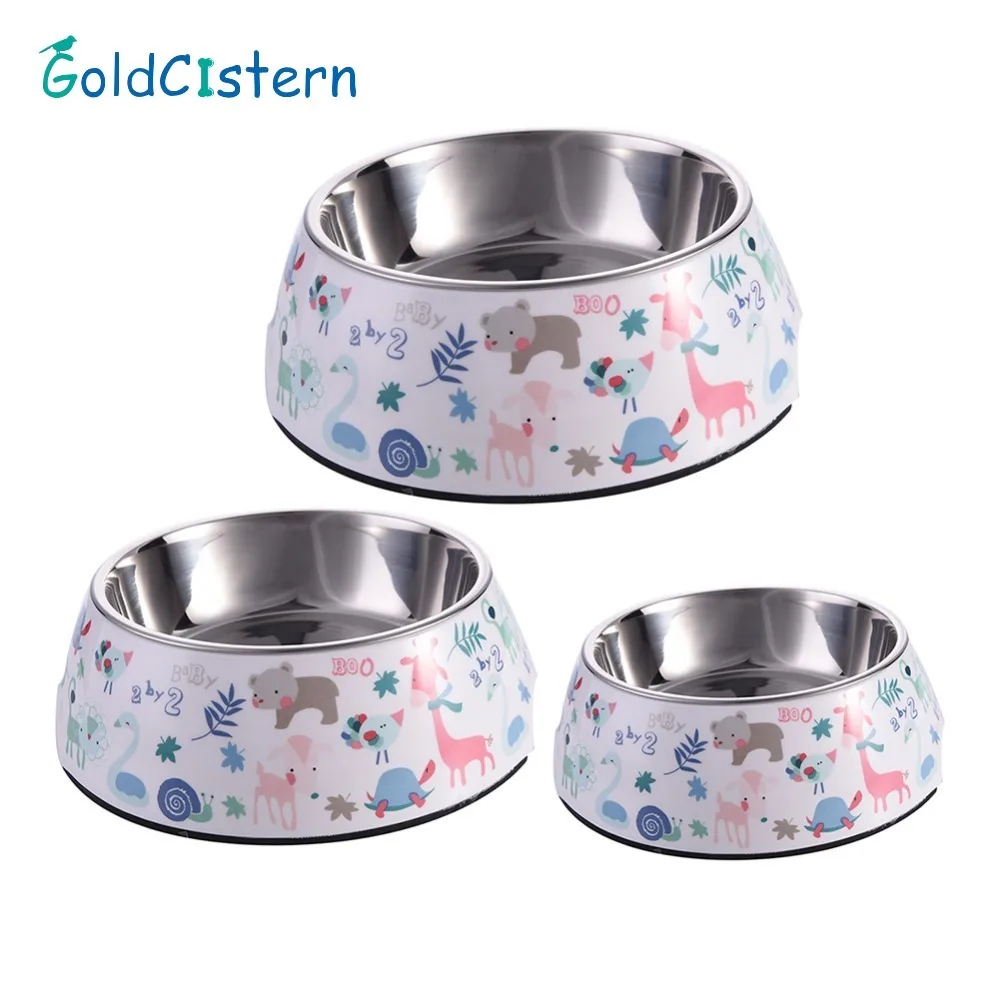 1 pc Pet Feeding Bowl Non-slip Stainless Steel Dog Feeders Multiple Sizes Cat Food Water Bowl Water Food Dish Pet Storage S/M/L
1 pc Pet Feeding Bowl Non-slip Stainless Steel Dog Feeders Multiple Sizes Cat Food Water Bowl Water Food Dish Pet Storage S/M/L
