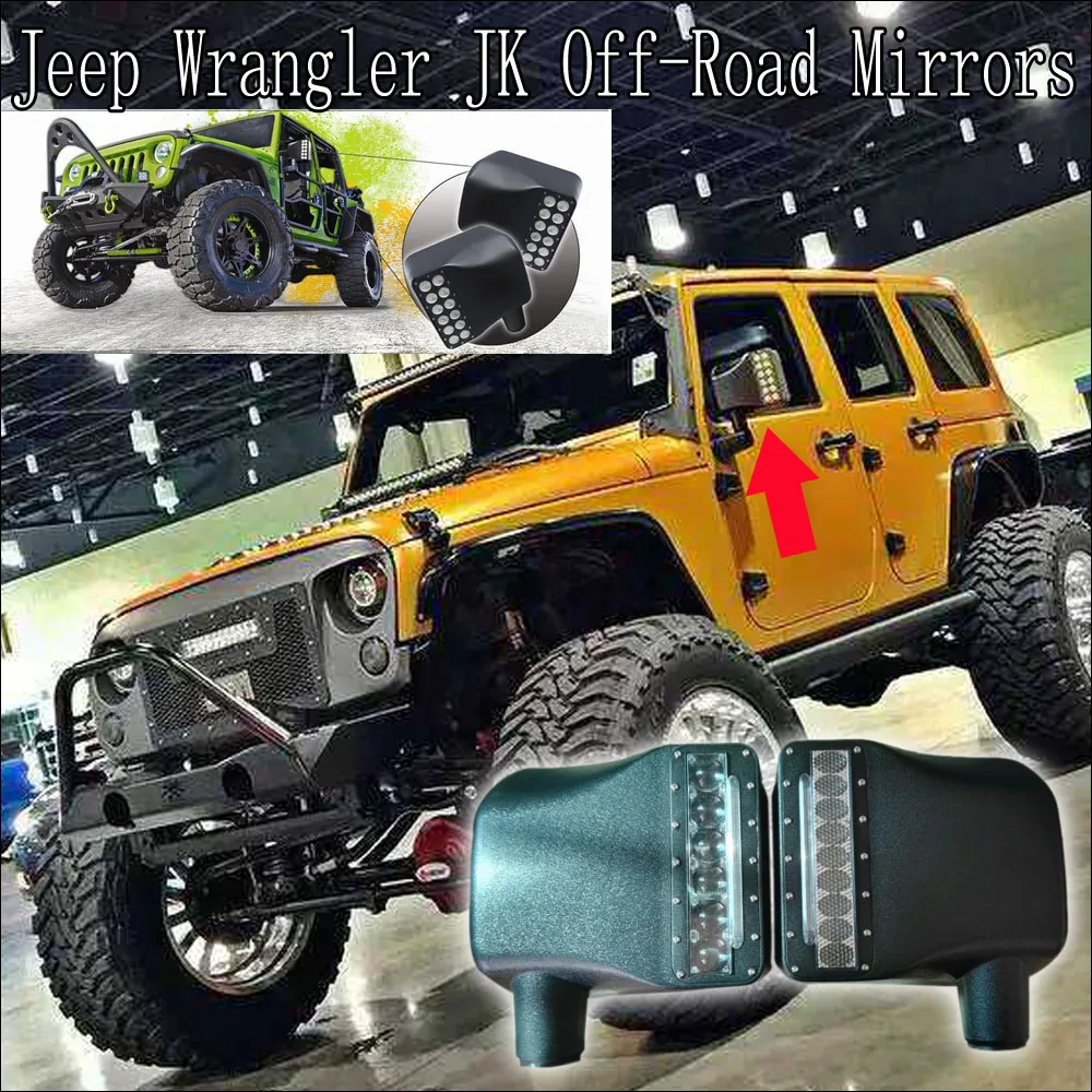 Free-shipping-For-Jeep-Wrangler-JK-LED-Off-Road-Mirror-mirror-for-2007-2015-Jeep-Wrangle