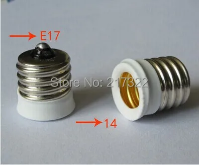 500PCS,E17 TO E14 adapter Conversion socket High quality material fireproof material E17 TO E14 socket adapter Lamp holder
500PCS,E17 TO E14 adapter Conversion socket High quality material fireproof material E17 TO E14 socket adapter Lamp holder