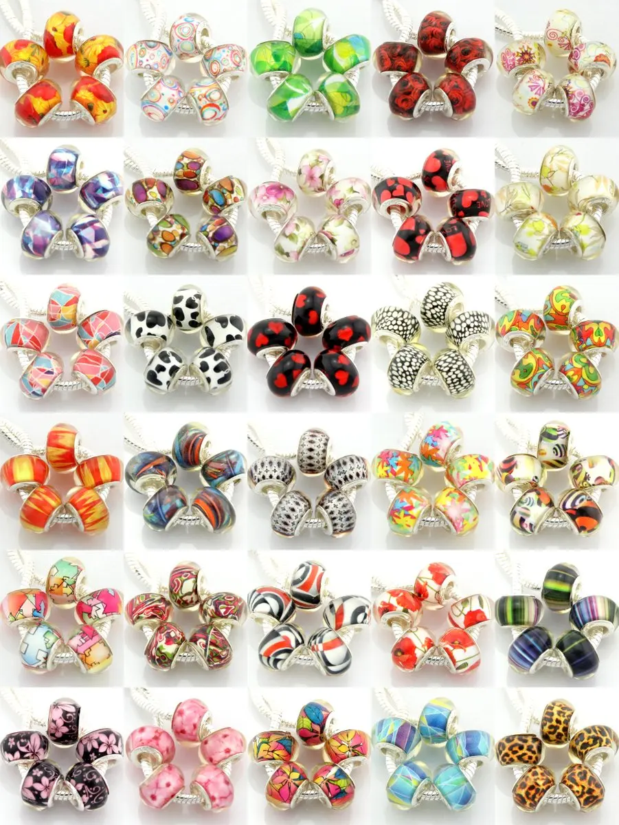 5pcs /Lot Fashion Resin Beads Big Hole Silver Core For European Charm Bracelet Jewelry DIY G7
5pcs /Lot Fashion Resin Beads Big Hole Silver Core For European Charm Bracelet Jewelry DIY G7