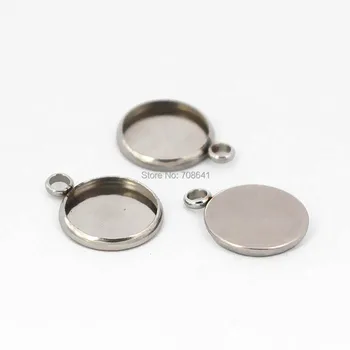 Stainless Steel Round Smooth Bezel with One Seamless Loop Pendant Blanks Base Settings Cabochons Connectors Pendant DIY Findings
Stainless Steel Round Smooth Bezel with One Seamless Loop Pendant Blanks Base Settings Cabochons Connectors Pendant DIY Findings