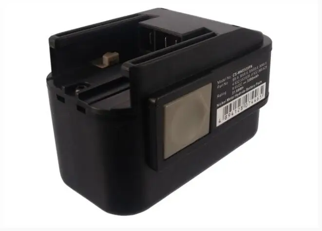 Cameron Sino 3300mAh battery for AEG 2000 Battery Light PL Option BEST 9.6X for ATLAS COPCO PCS6T PES 9.6T 4 932 353 638
Cameron Sino 3300mAh battery for AEG 2000 Battery Light PL Option BEST 9.6X for ATLAS COPCO PCS6T PES 9.6T 4 932 353 638