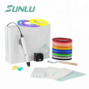 SUNLU new 3D Pen gift box package 2018 Promotional toys 3d printing pen sell with free filaments shovel and PVC drawing board
SUNLU new 3D Pen gift box package 2018 Promotional toys 3d printing pen sell with free filaments shovel and PVC drawing board