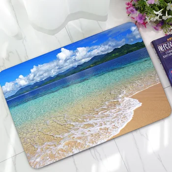 Zeegle Beach Waves Pattern Home Rubber Doormat Outdoor Anti-slip Bathroom Mats Bedroom Carpets Bedside Mat Kitchen Area Rug
Zeegle Beach Waves Pattern Home Rubber Doormat Outdoor Anti-slip Bathroom Mats Bedroom Carpets Bedside Mat Kitchen Area Rug