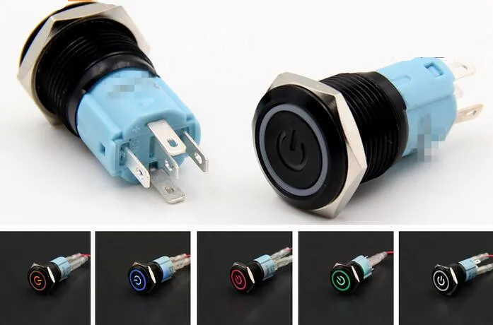 Momentary 16mm Push Button Switch Car Dash 5V 12V 24v 220V led power illuminuated pushbutton swtiches
Momentary 16mm Push Button Switch Car Dash 5V 12V 24v 220V led power illuminuated pushbutton swtiches