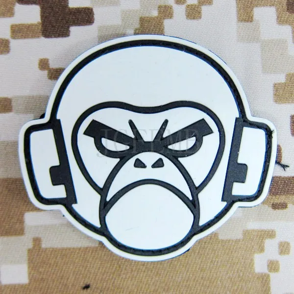 black background color luminous design DEVGRU Seal Team Tactical Monkey Military Tactical Morale 3D PVC patch PB604
black background color luminous design DEVGRU Seal Team Tactical Monkey Military Tactical Morale 3D PVC patch PB604