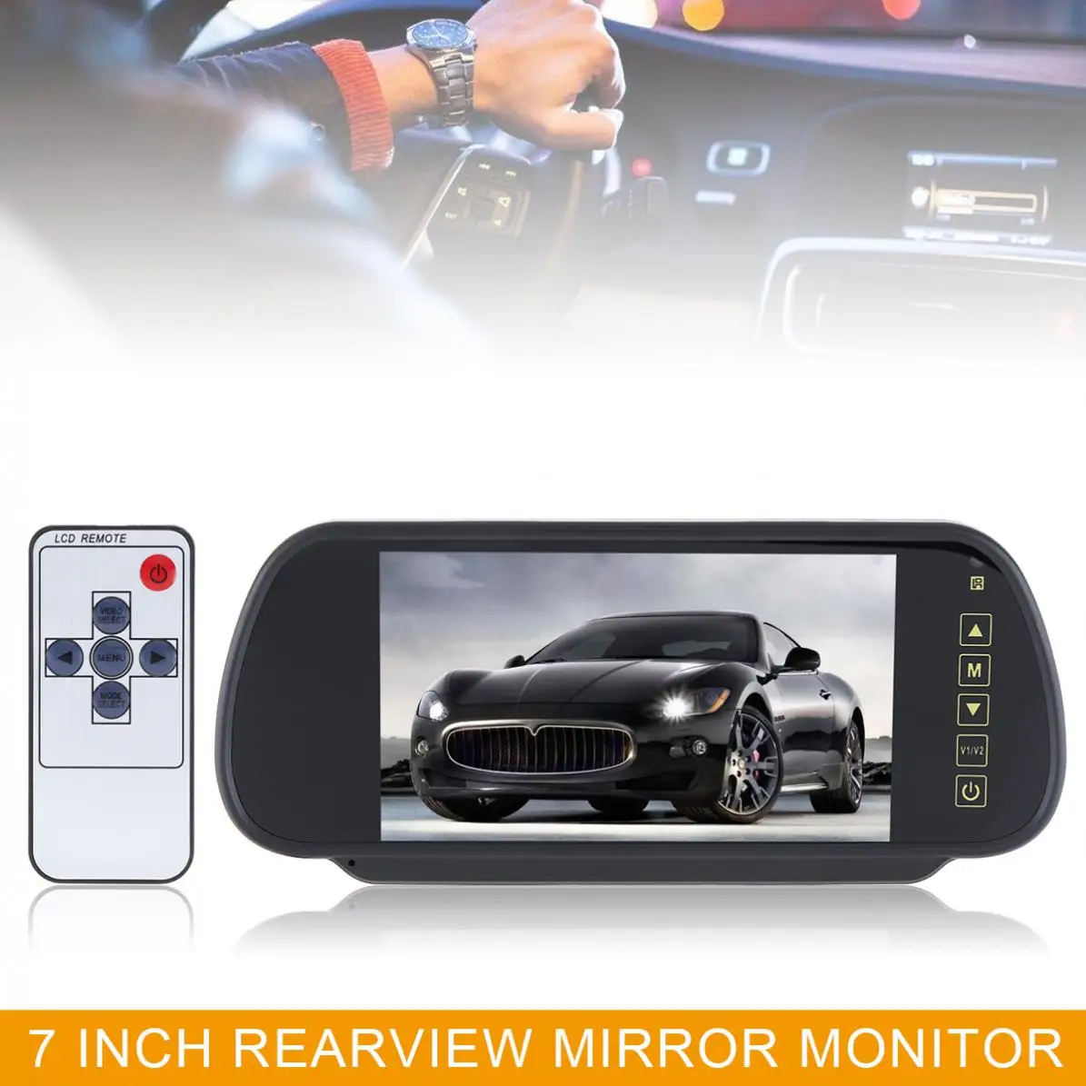 7 Inch 16:9 2-Channel Video Input Touch Button Car RGB Digital Display Rear View VCR Monitor
7 Inch 16:9 2-Channel Video Input Touch Button Car RGB Digital Display Rear View VCR Monitor